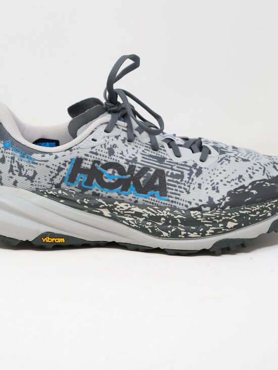Hoka Speedgoat 6 GTX Men\'s Sneakers Athletic Shoes Size 12.5 D Gray Blue EUC main image 9